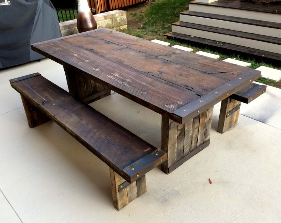 Recycled Wood Makes a Table With History