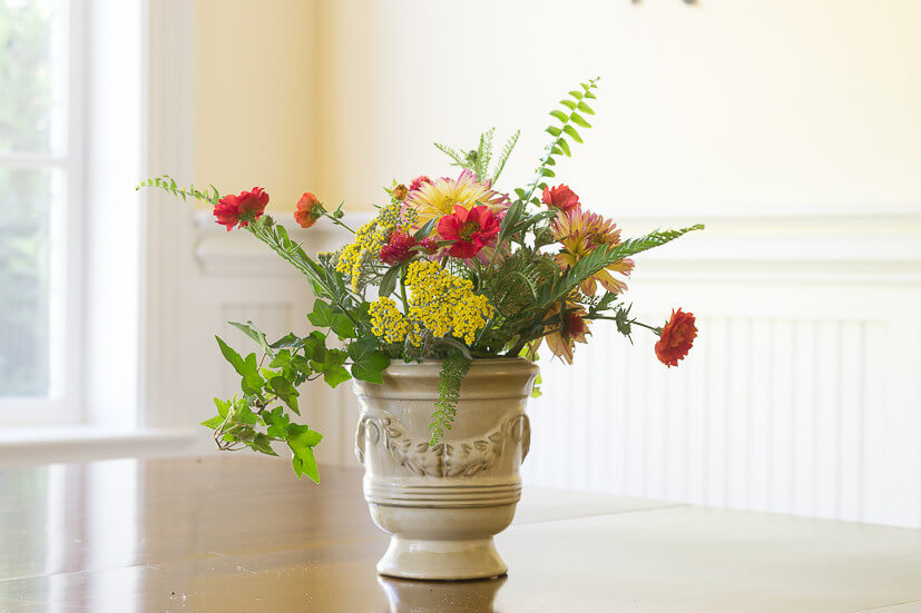 Diverse Freshly Cut Bowl of Flowers