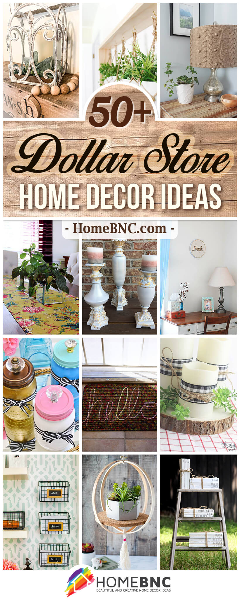 DIY Dollar Store Home Decor Ideas