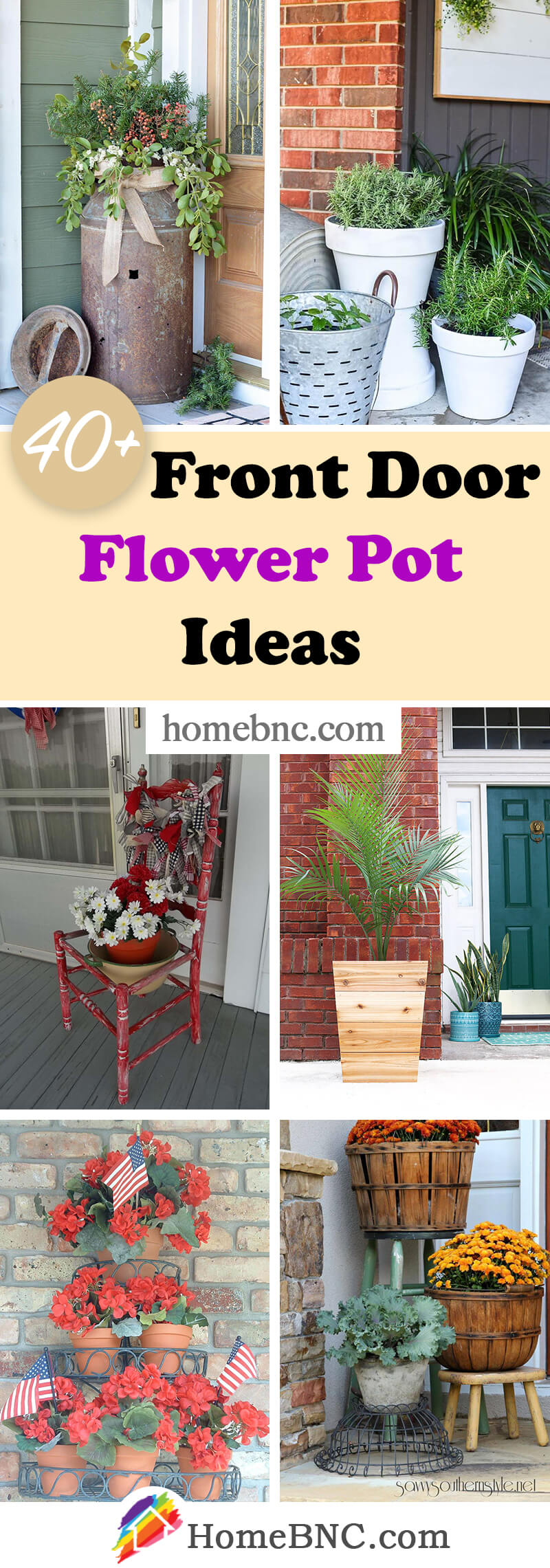 Front Door Flower Pots