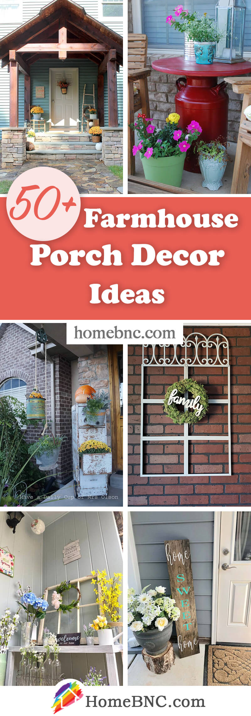 Rustic Farmhouse Porch Decor Ideas