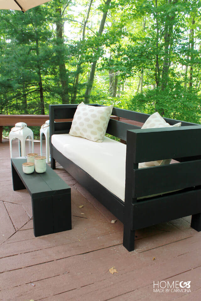 Outdoor Deck Pallet Wood Couch