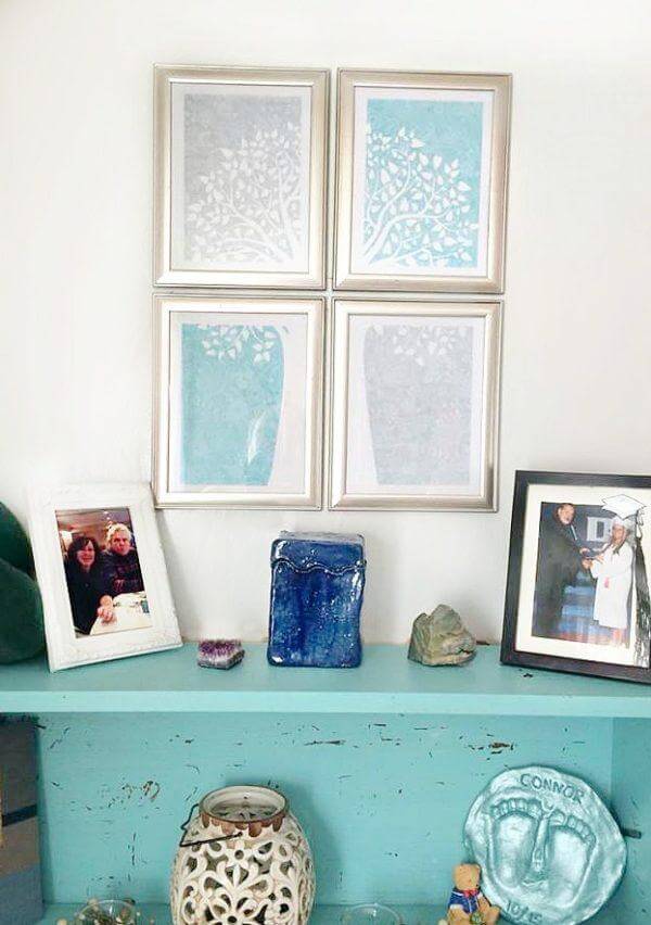 Romantic Multi-Framed DIY Wall Art