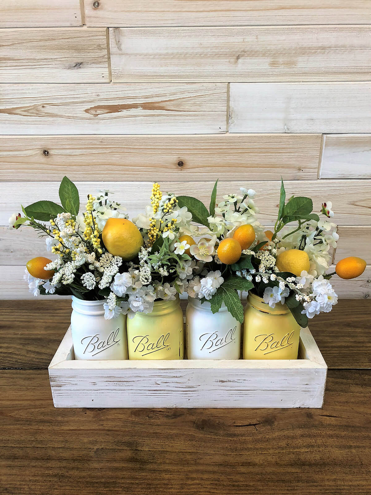 Fresh Summertime Ball Jar Bouquets