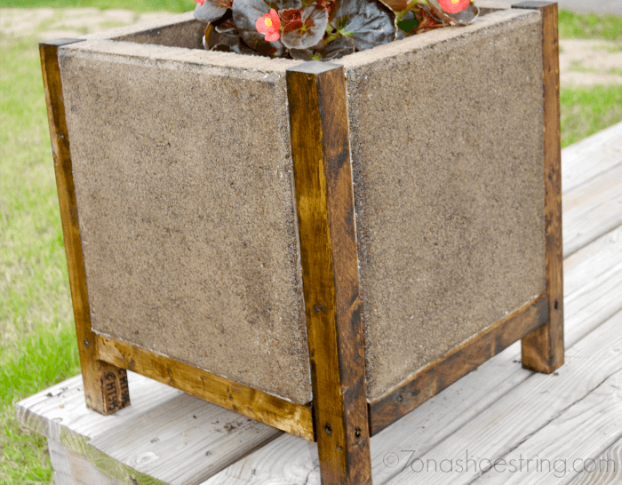 Think Outside the Box Paver Planter