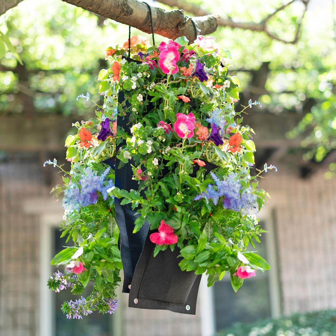 Over the Top Pocket Flower Hanging Basket