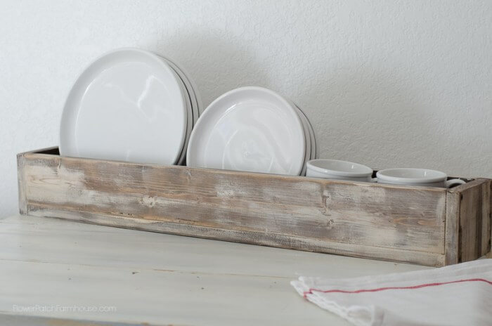 Farmhouse Old Wooden Dish Tray