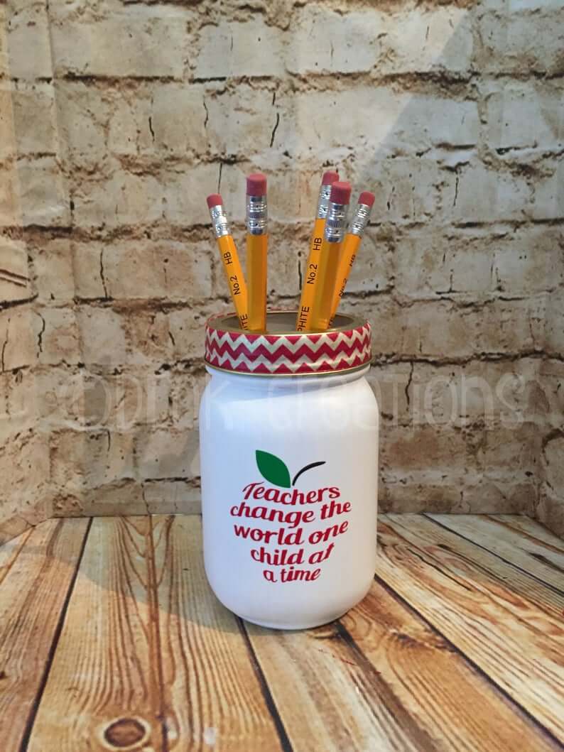 Pencil Holder Teacher Appreciation Gift