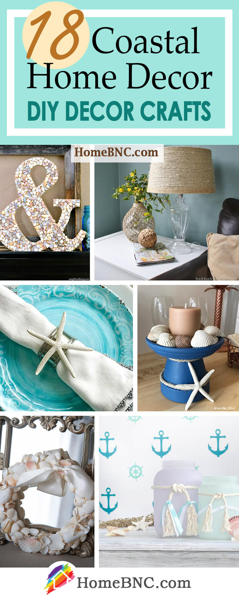 DIY Coastal Home Decor and Crafts