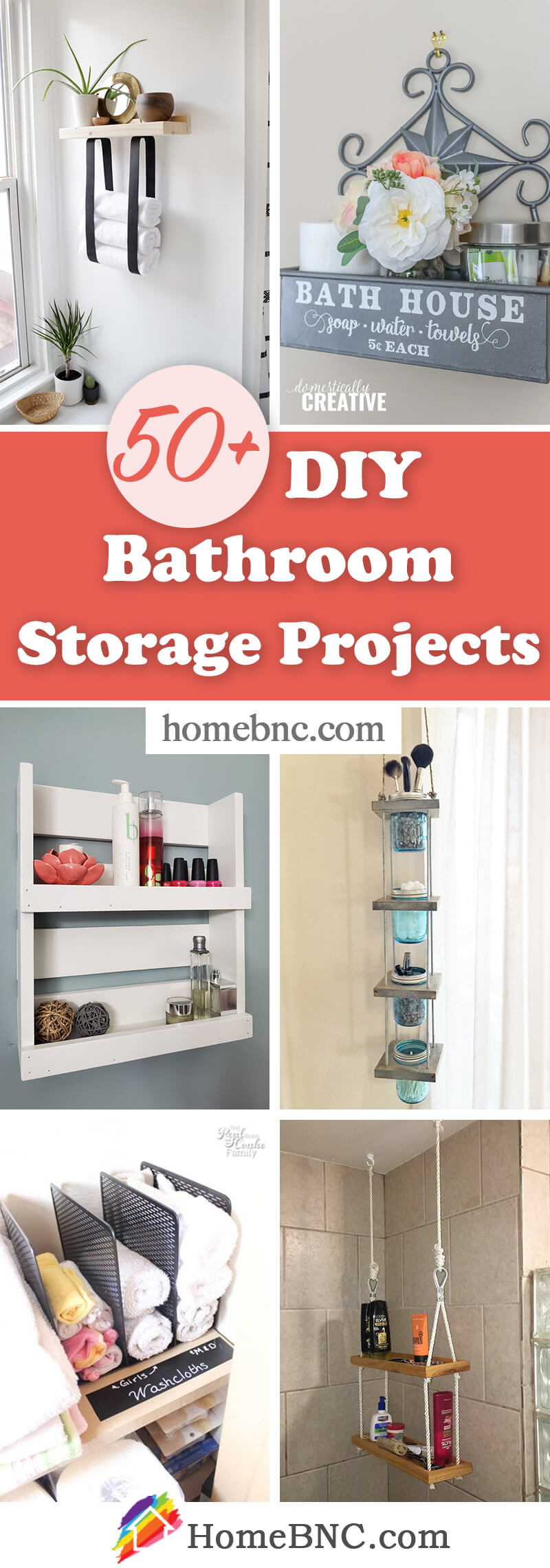 DIY Bathroom Storage Projects