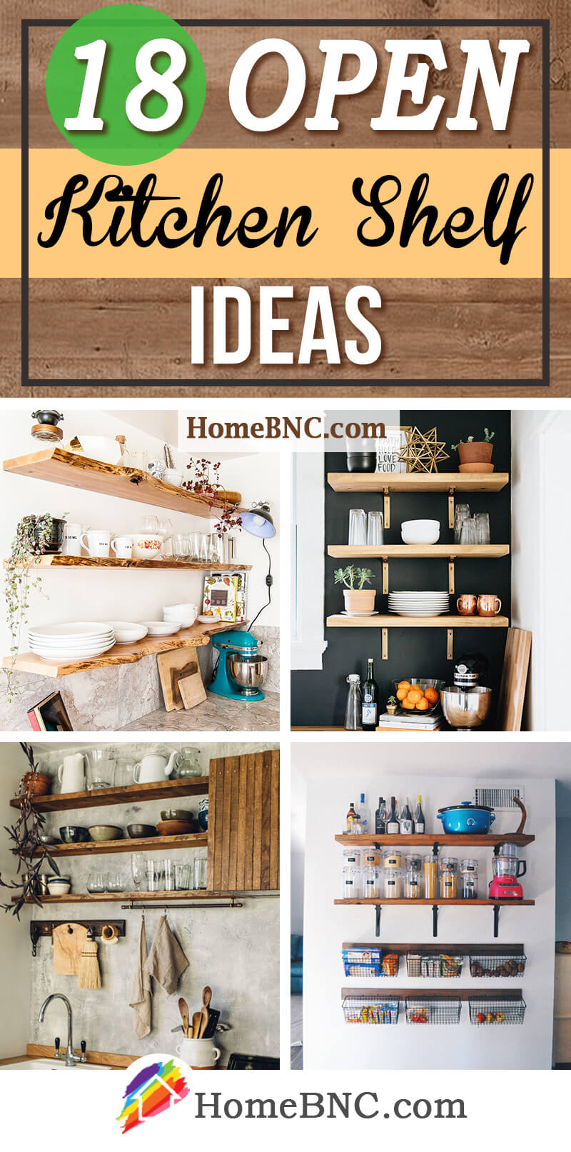 Open Kitchen Shelf Ideas