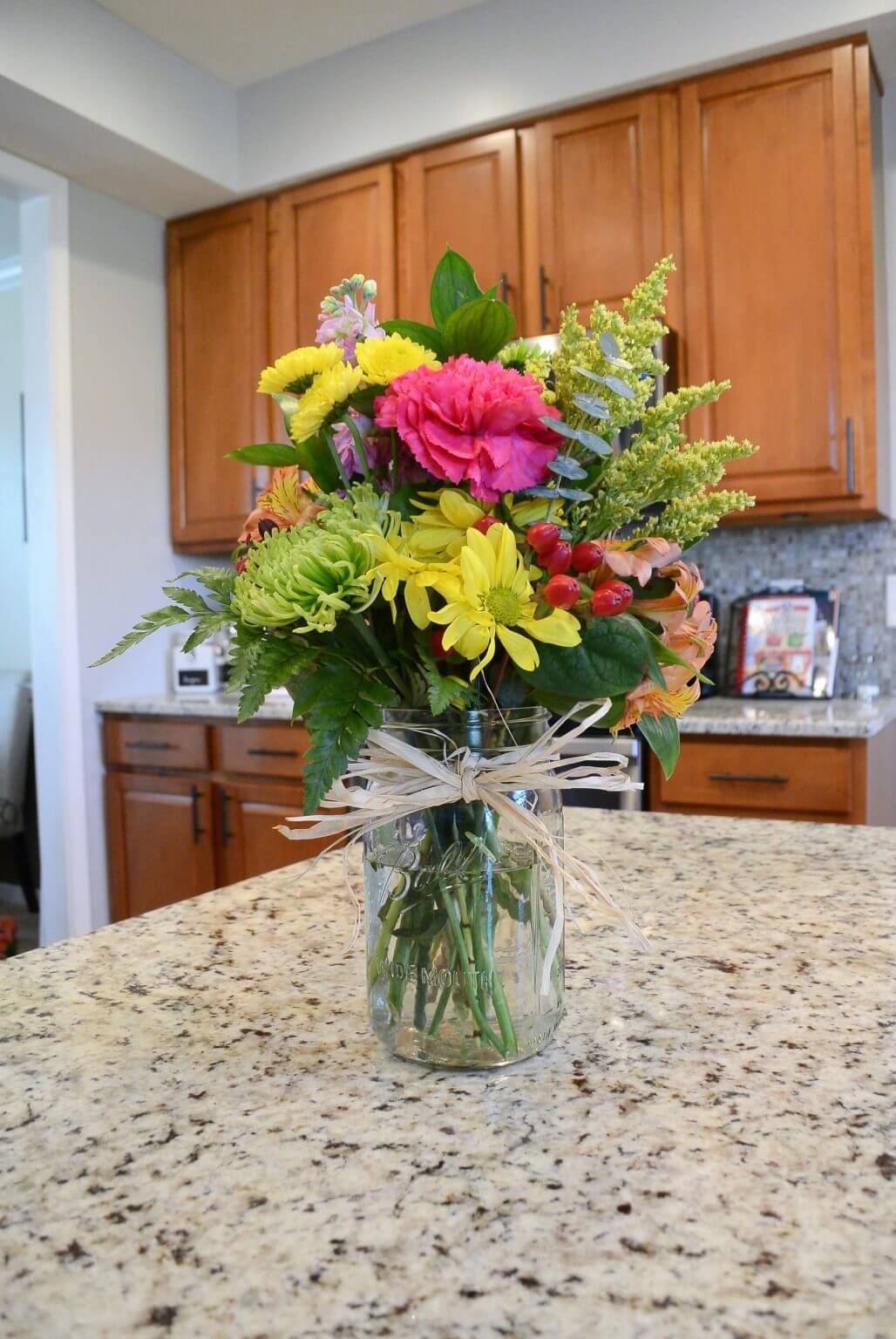 Super Simplicity Country Mason Jar Flower Vase