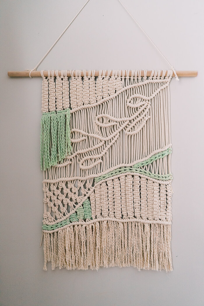 One Woven Wonderwall of Macrame Decorations Art