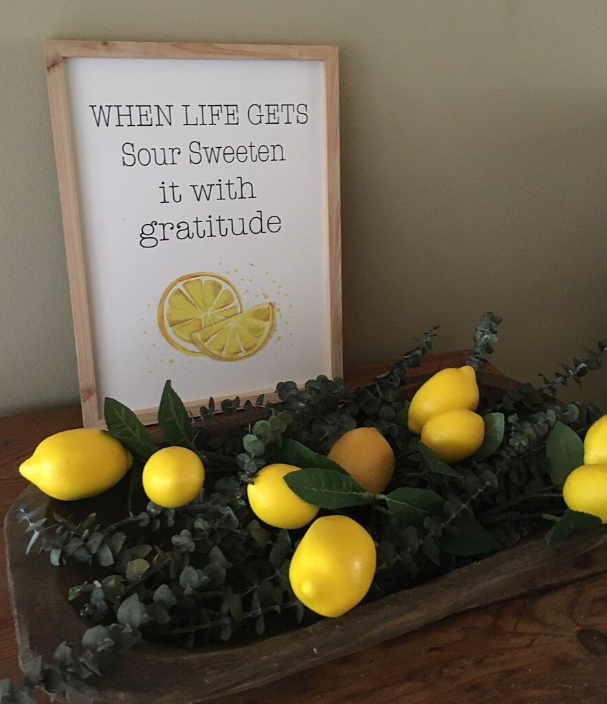 Sweet Lemon and Eucalyptus Tablescape