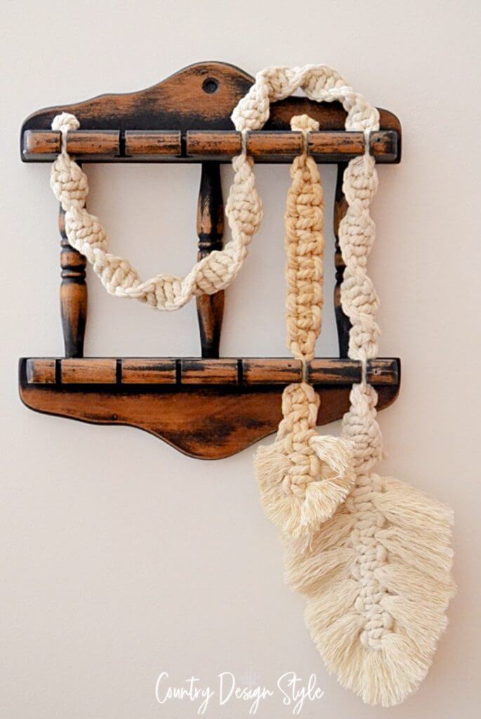 Unique Twisted Rope Accent Macrame Decorations