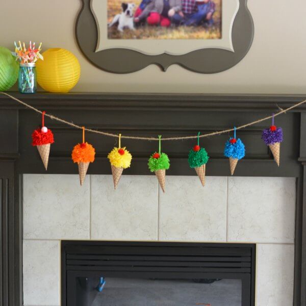 We All Scream for Ice Cream Garland