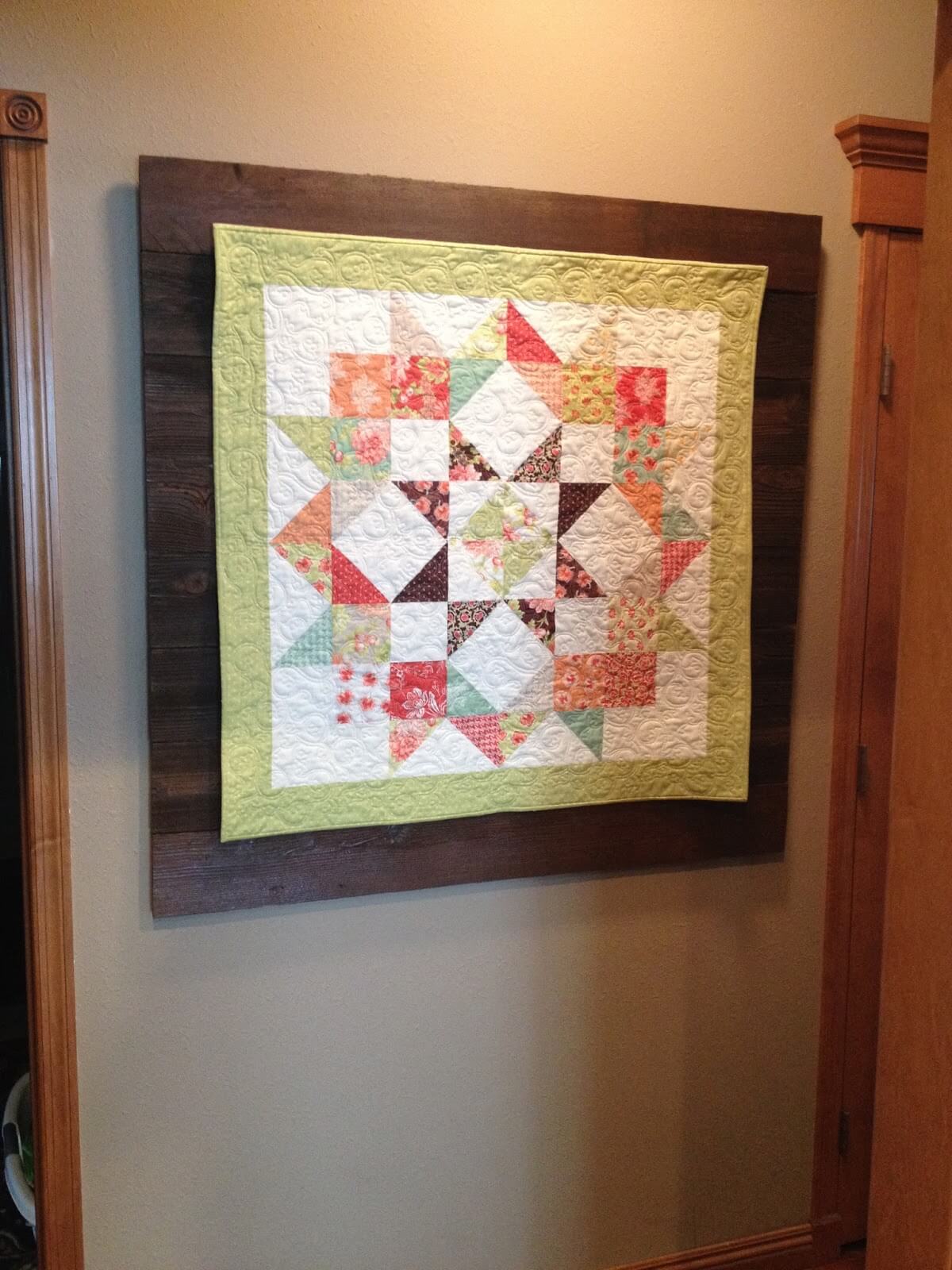 Barnwood Backdrop Quilt Wall Display