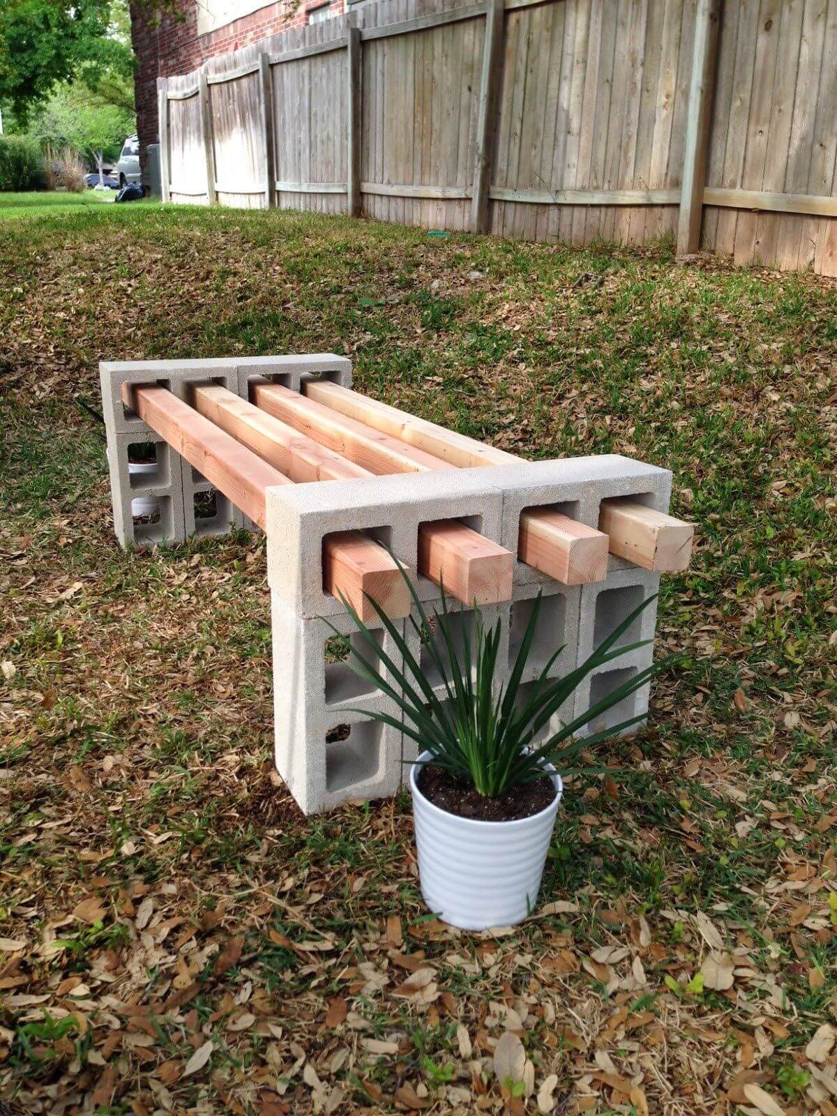 Easy Industrial Contemporary Bench in a Day