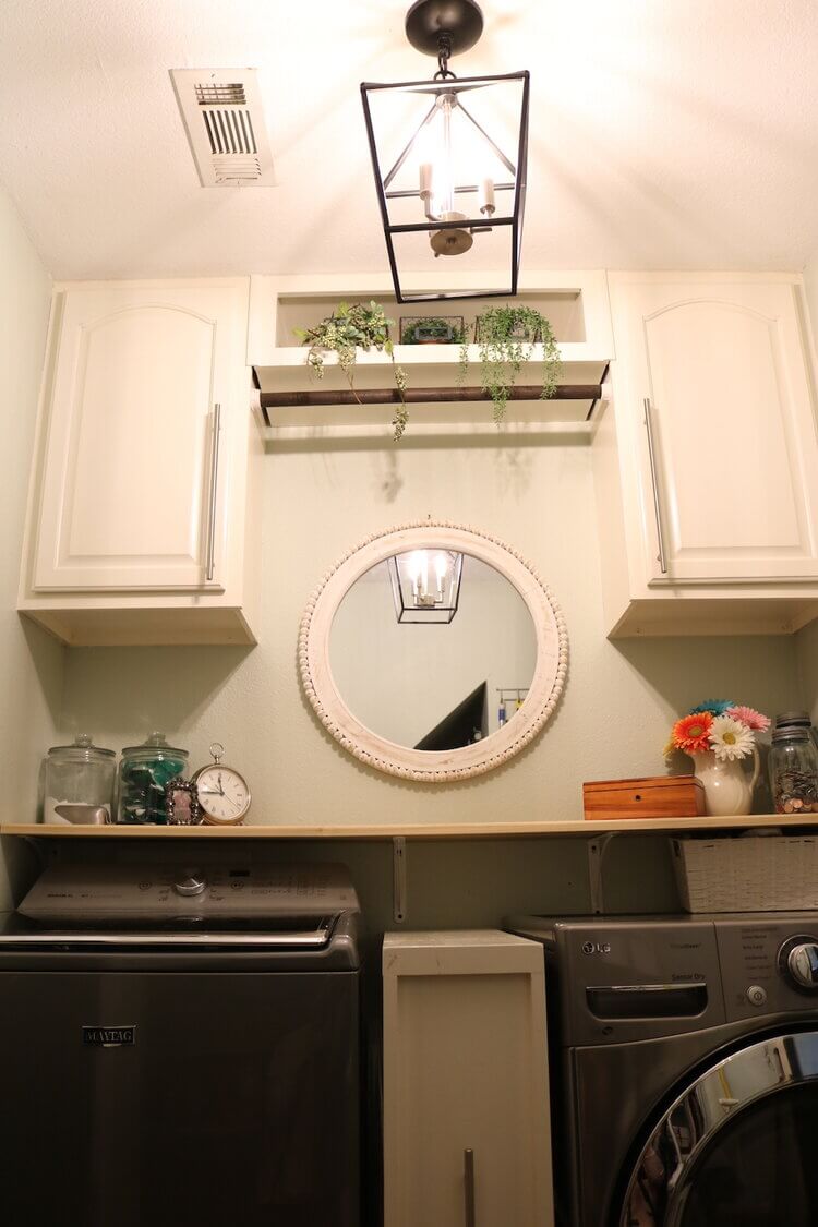 Vintage Industrial Laundry Room Makeover