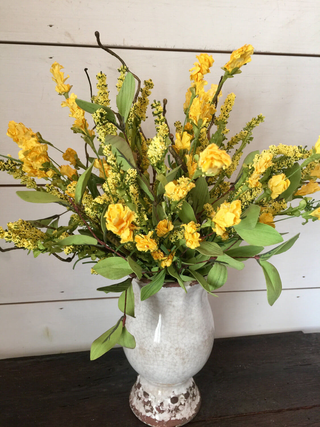 A Bright Yellow Summer Flower Arrangement