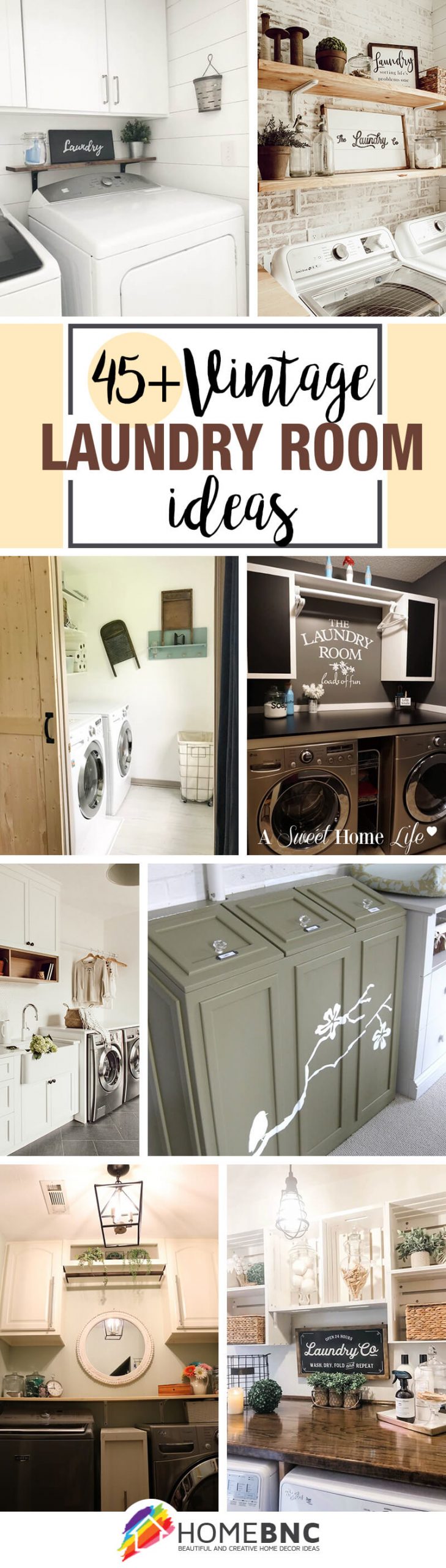 Vintage Laundry Room Ideas