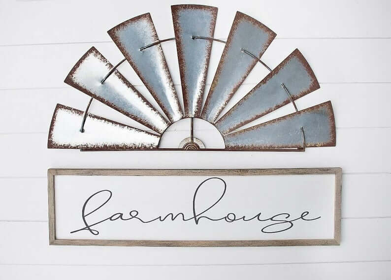 “Farmhouse” Rustic Entryway Decorative Sign