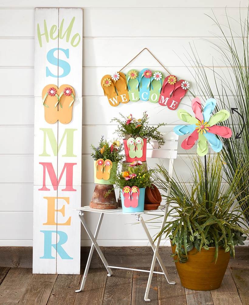 Flippin' and Floppin' Summer Decor Extravaganza