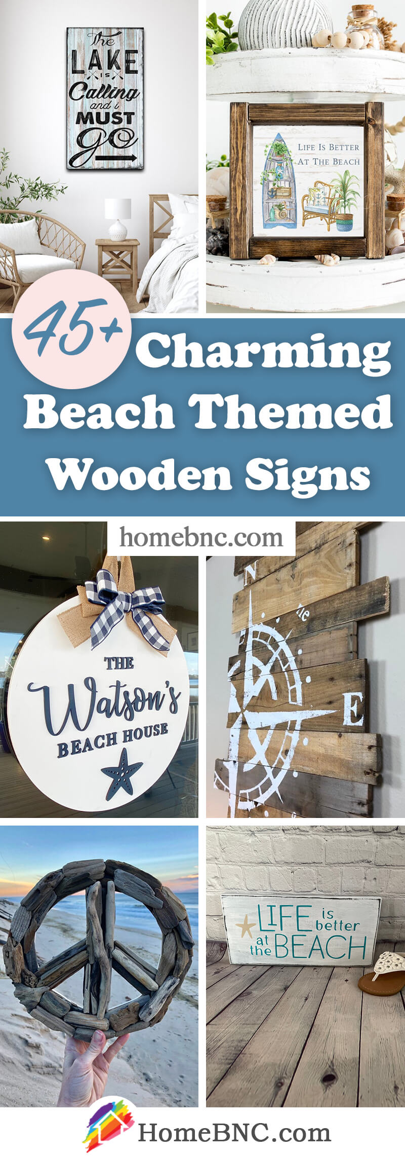 Beach Themed Wooden Sign Ideas