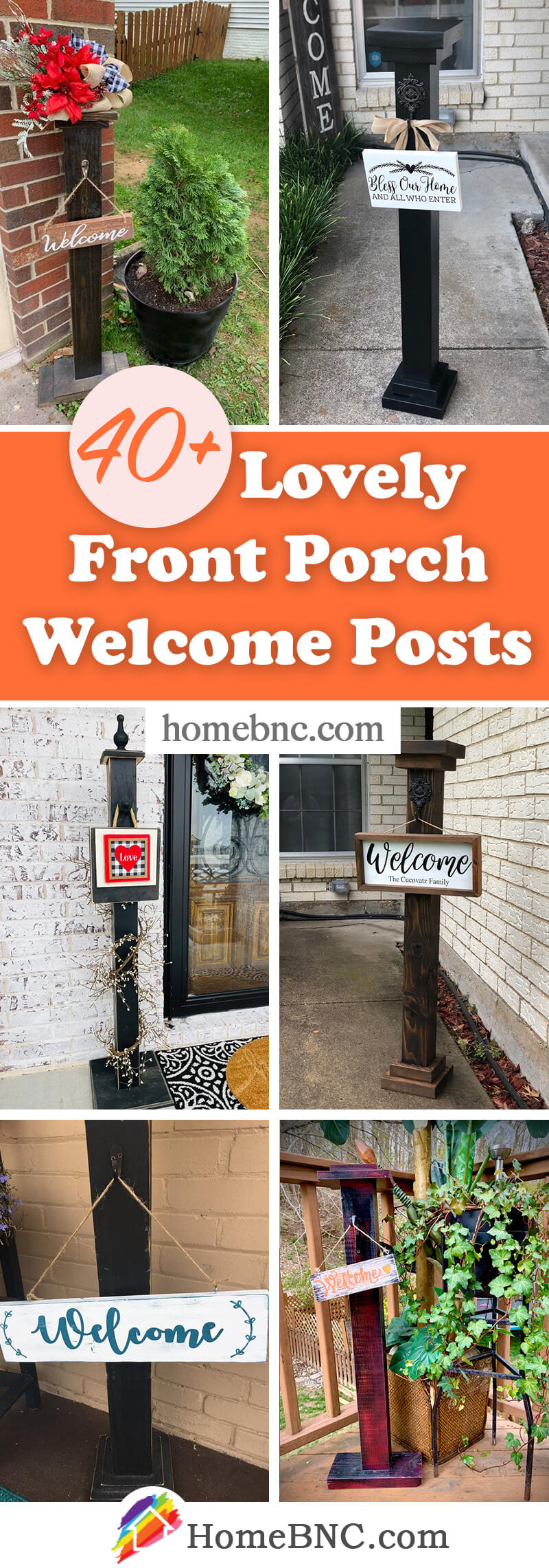 Front Porch Welcome Posts