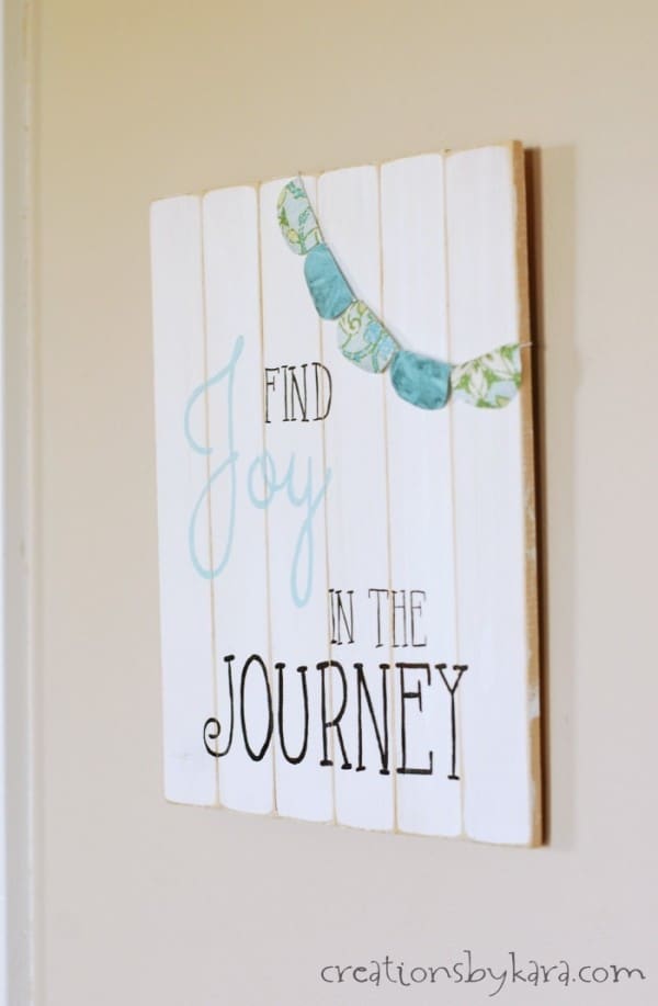 Find Joy in the Journey Summertime Sign