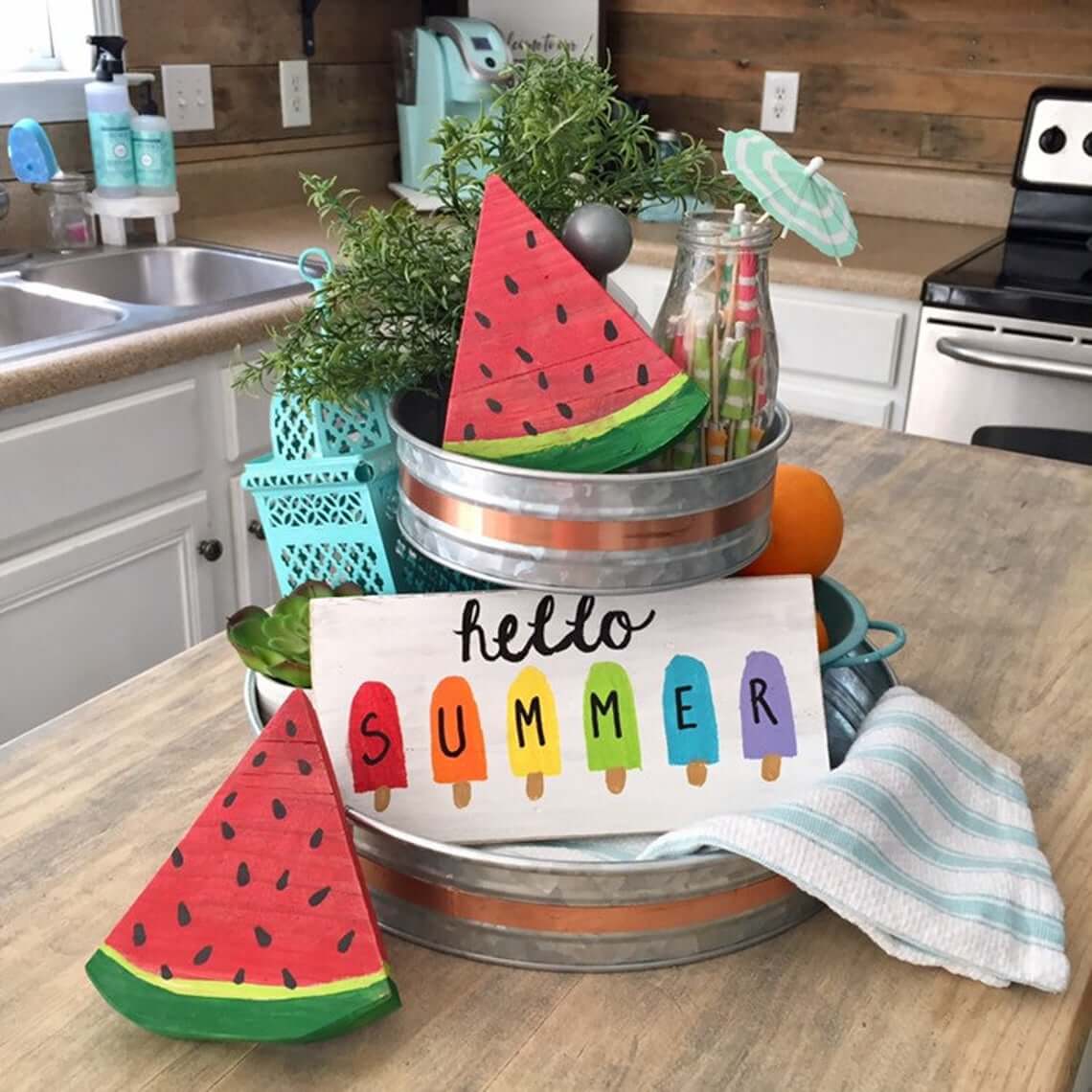 Summer Tiered Tray Sign Bundle