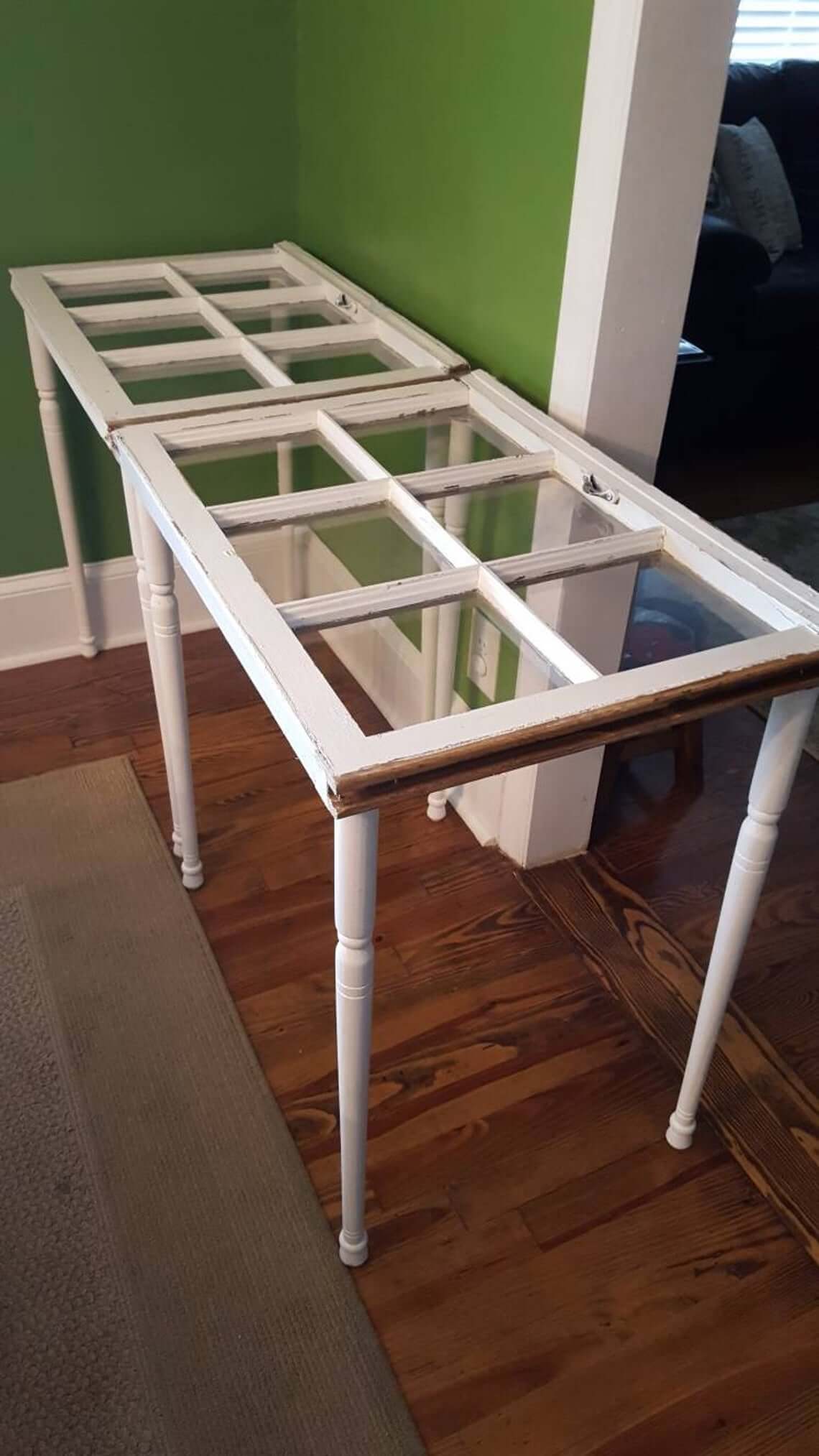 Unique Sash Panes Side Table