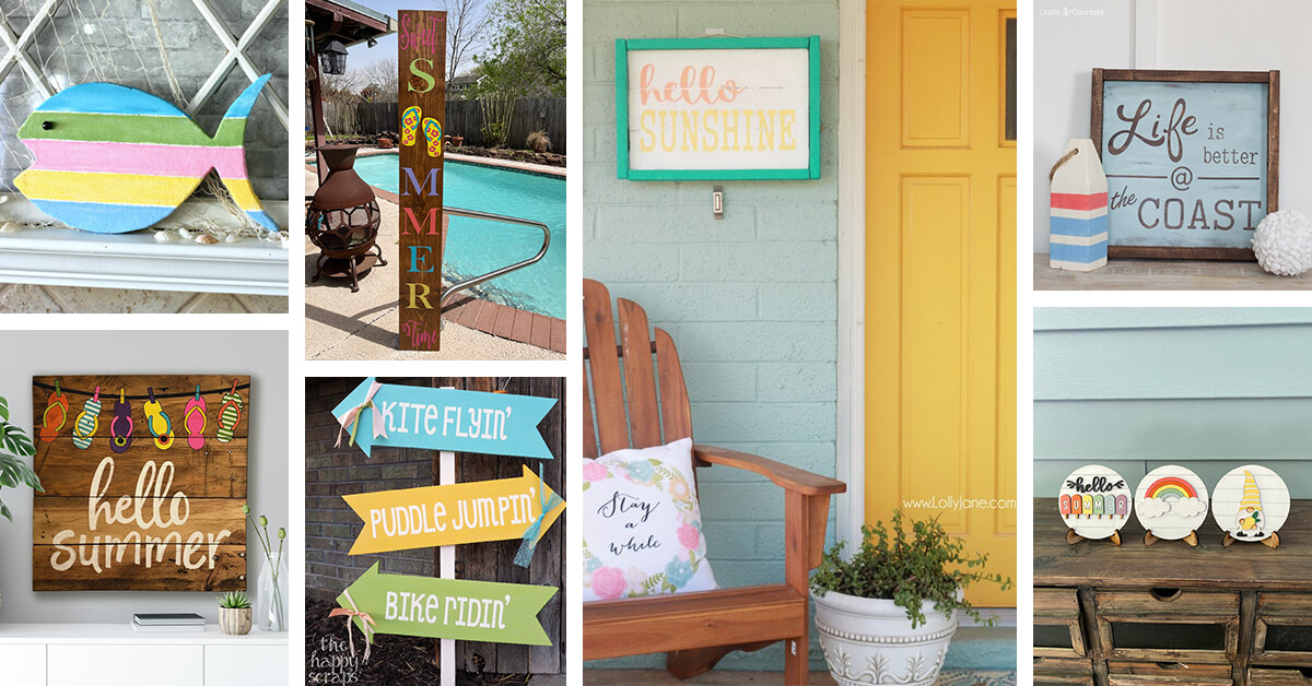 Featured image for “Make a Splash this Summer with these 21 Vibrant DIY Signs”