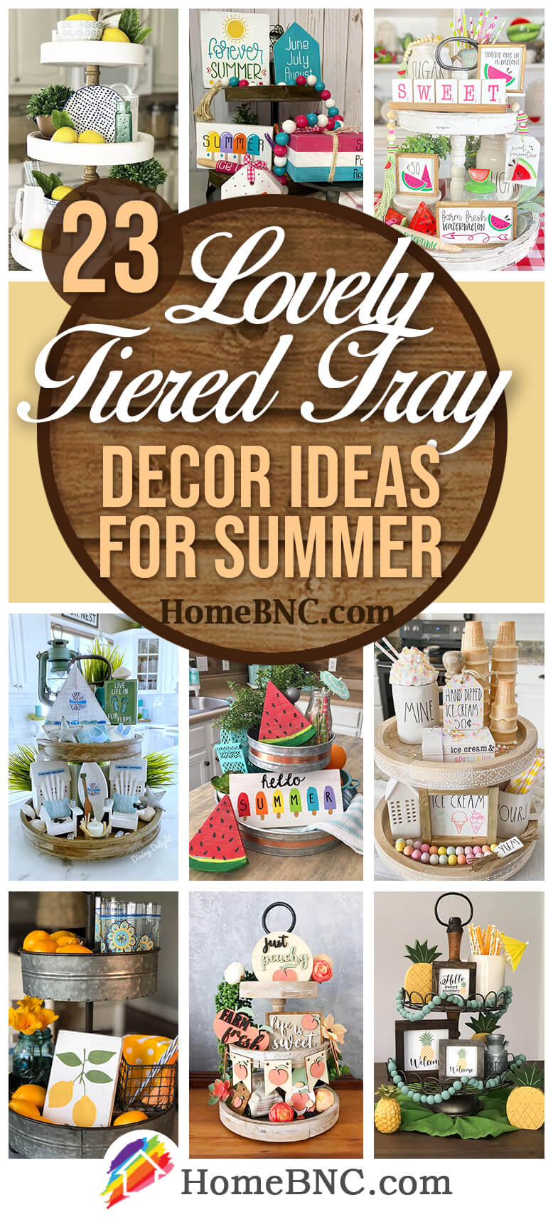 Best Tiered Tray Decor for Summer