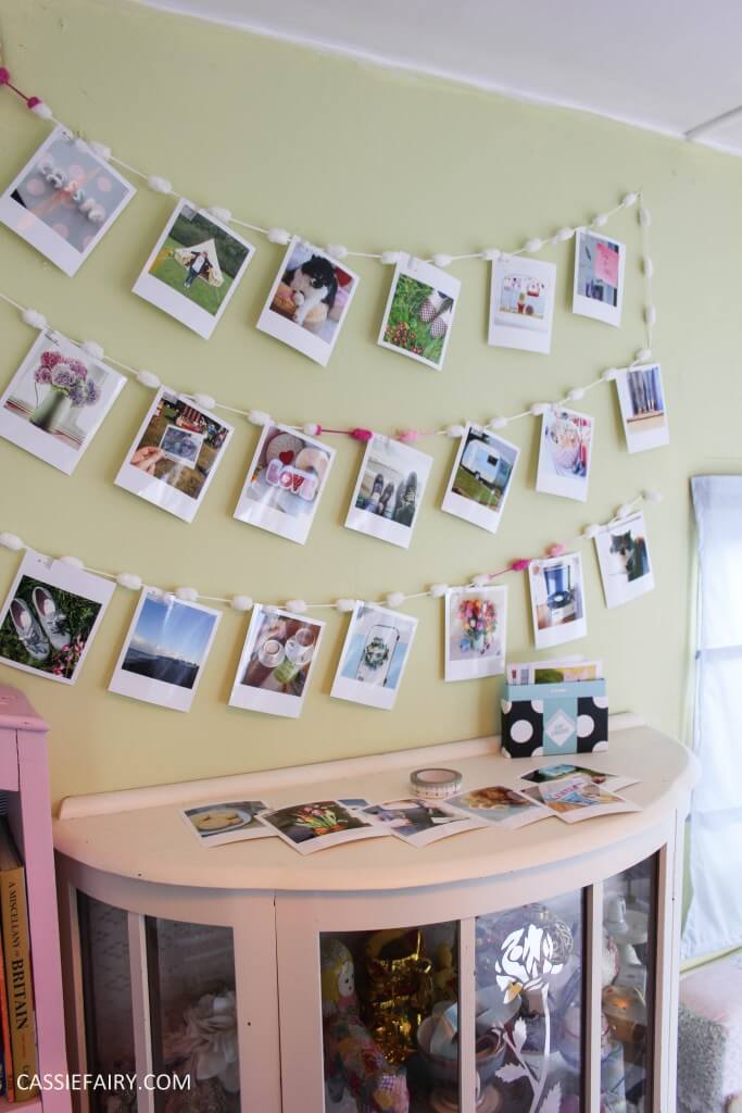 Photo Clips in Fairy Lights for Wall Hangings