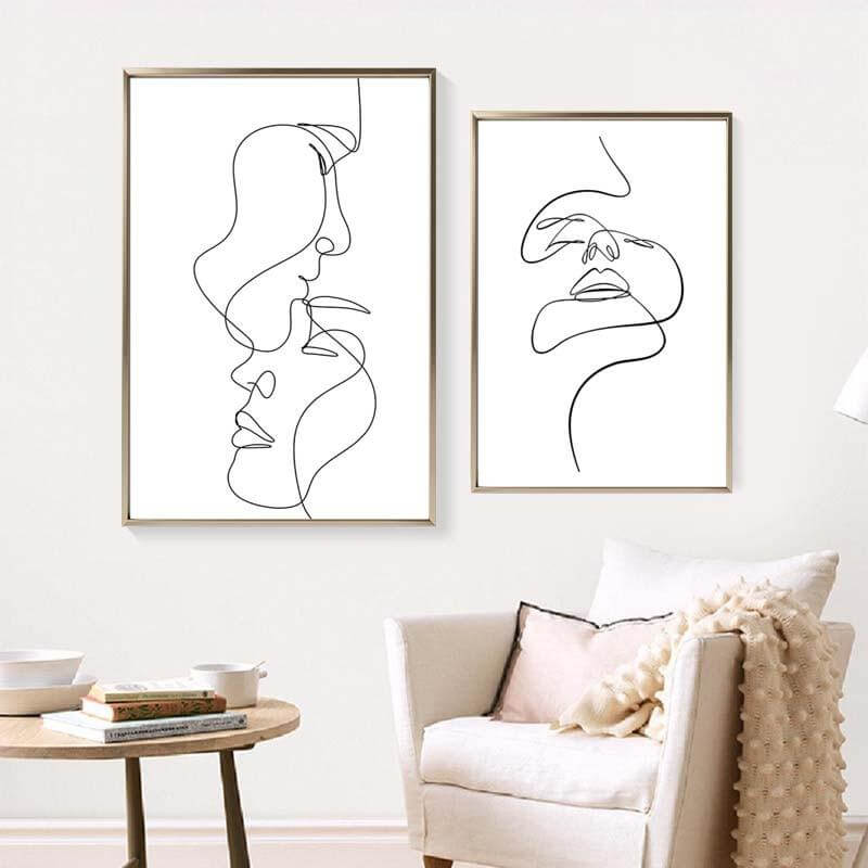 Intriguing and Interesting Modern Line Wall Art