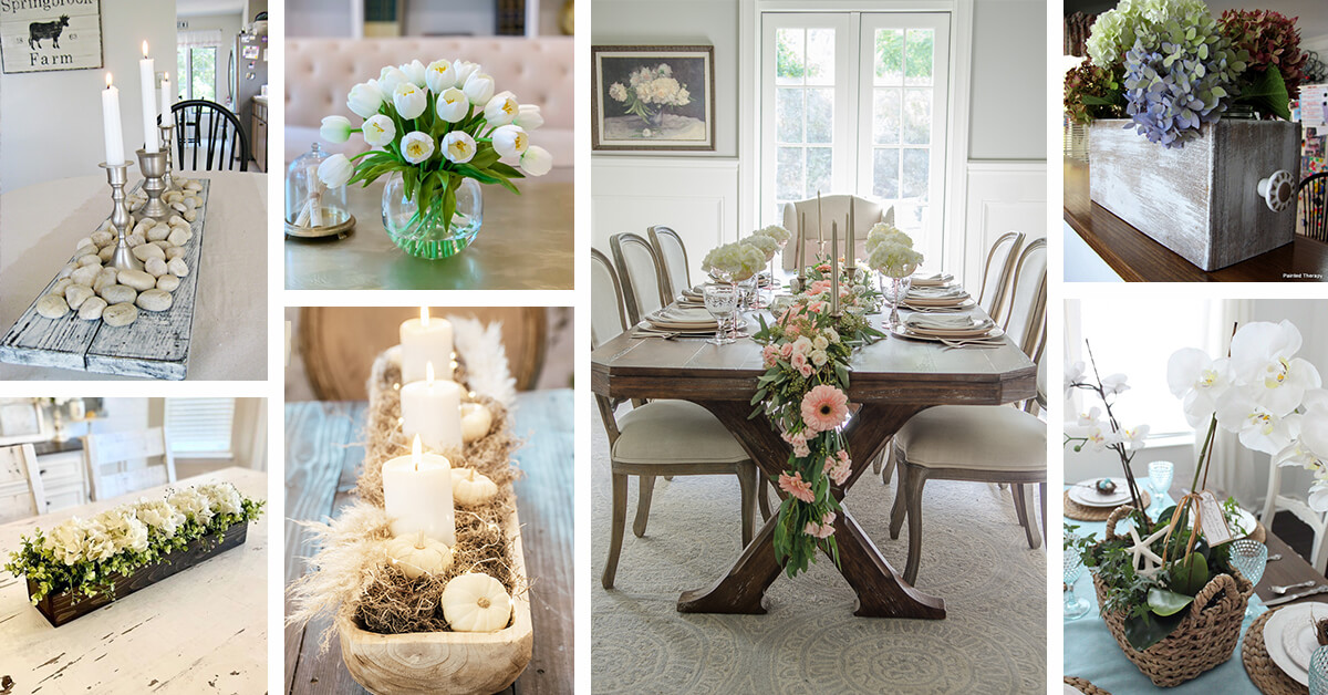 Featured image for “30 Gorgeous Dining Table Centerpieces that will Brighten Up any Dining Room”