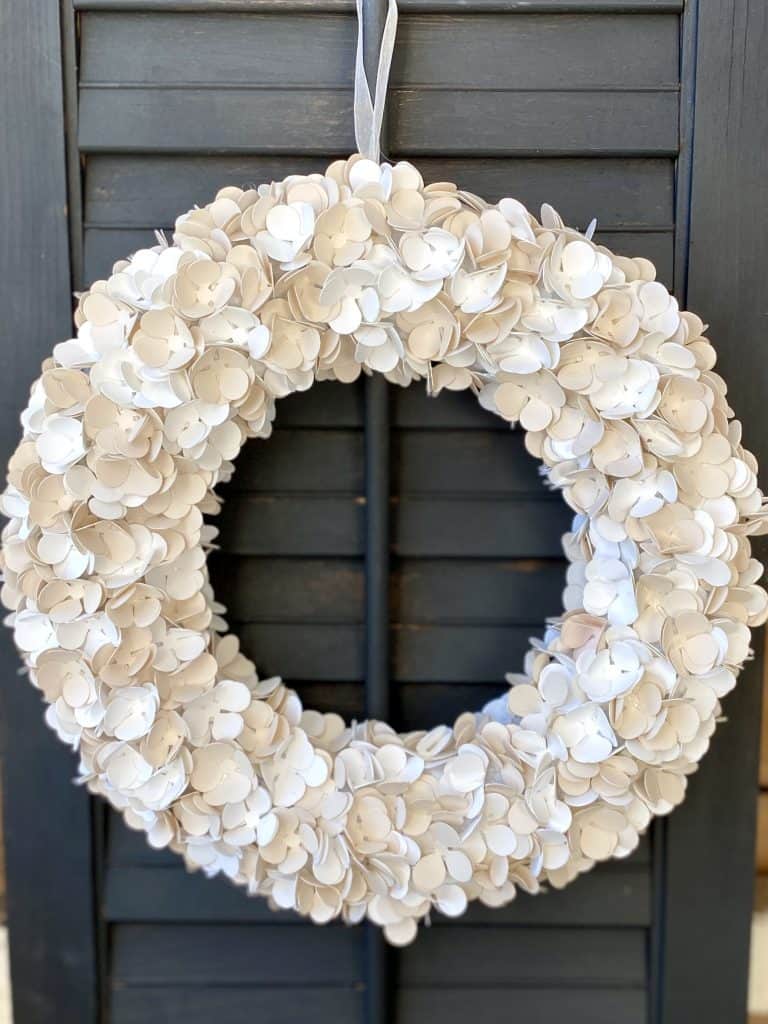 Stunning Paper Micro Flower Wreath