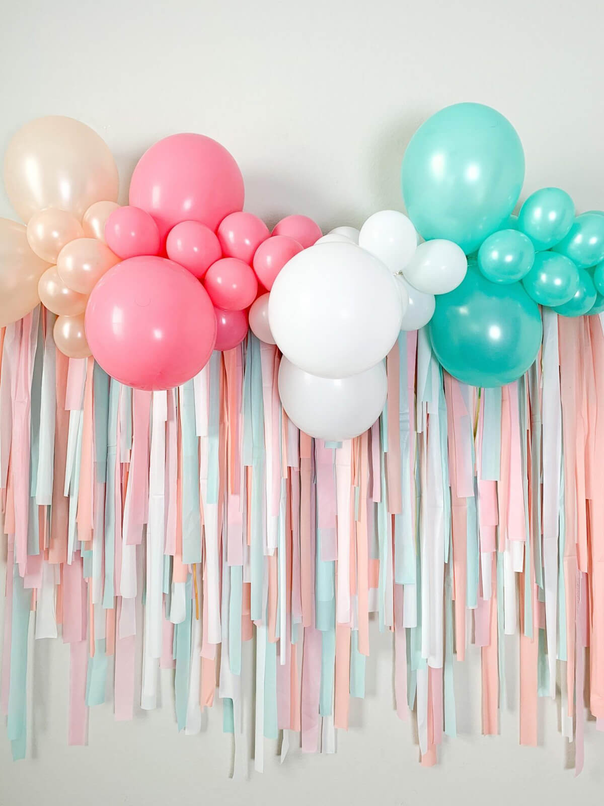 Balloon Garland and Backdrop Combo