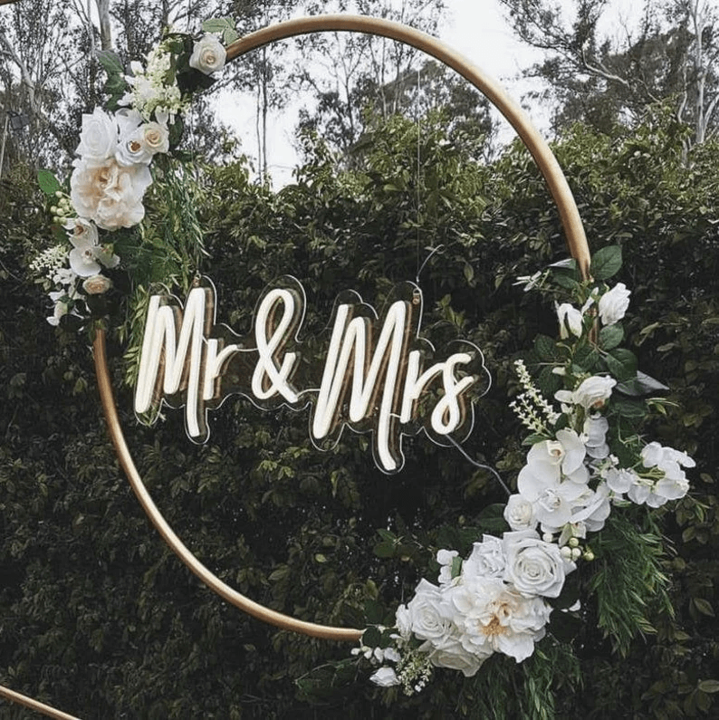 Beautiful Garden Bridal Neon Sign Decor