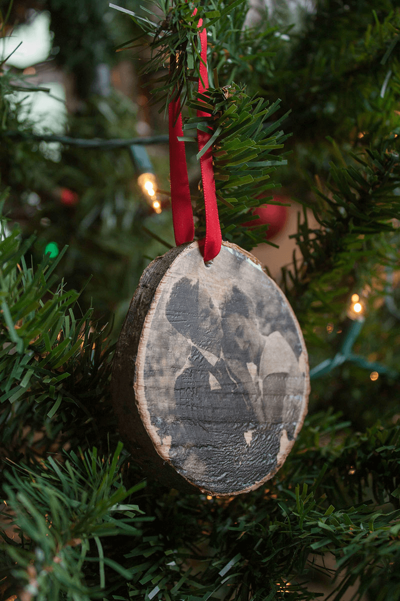 Wooden Photo DIY Christmas Ornament