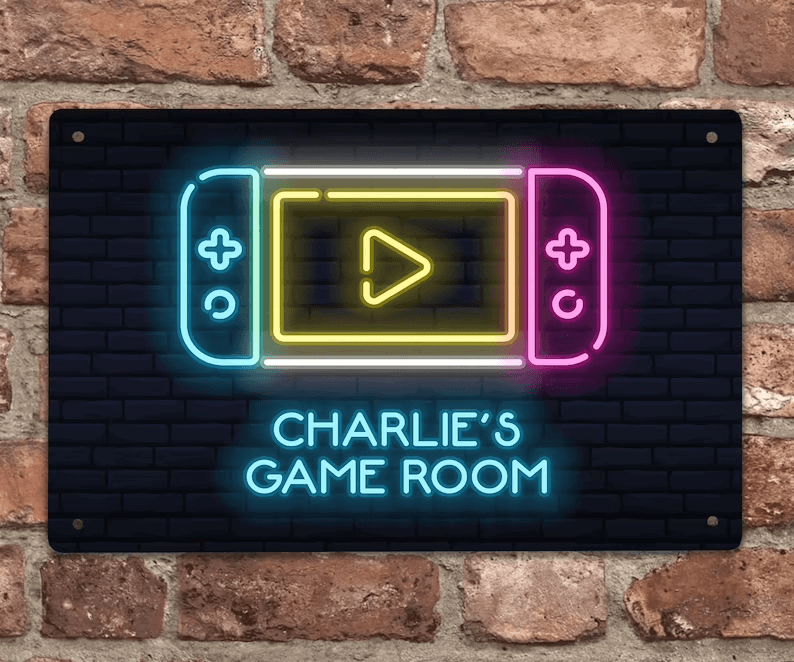 Great Den Room Gameboy Neon Sign