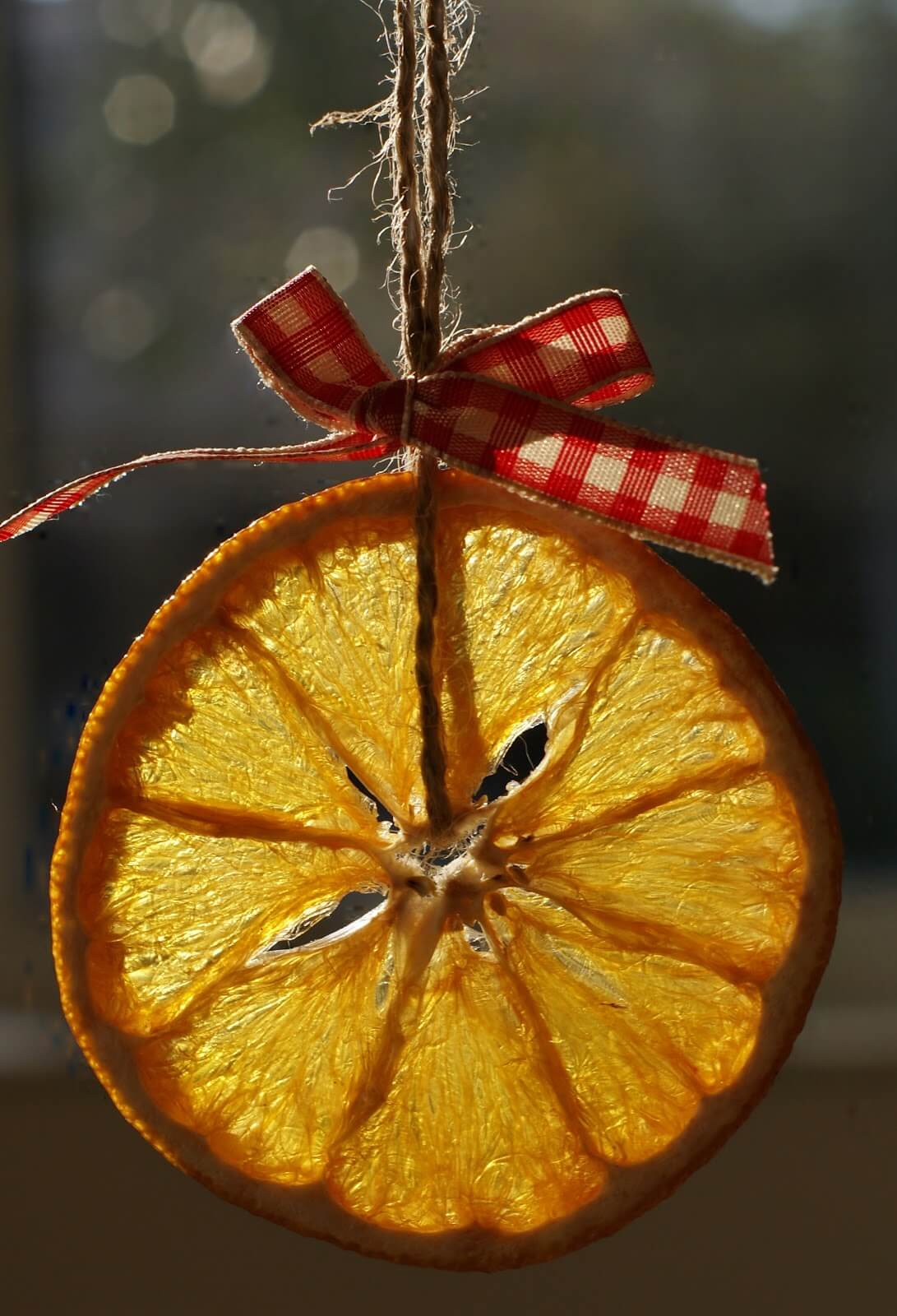 Sweet Christmas Tree Orange Ornaments