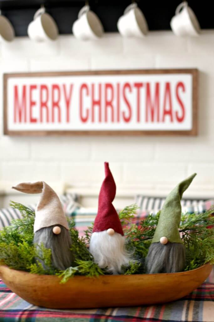 Easy Nordic Christmas Gnome Trio