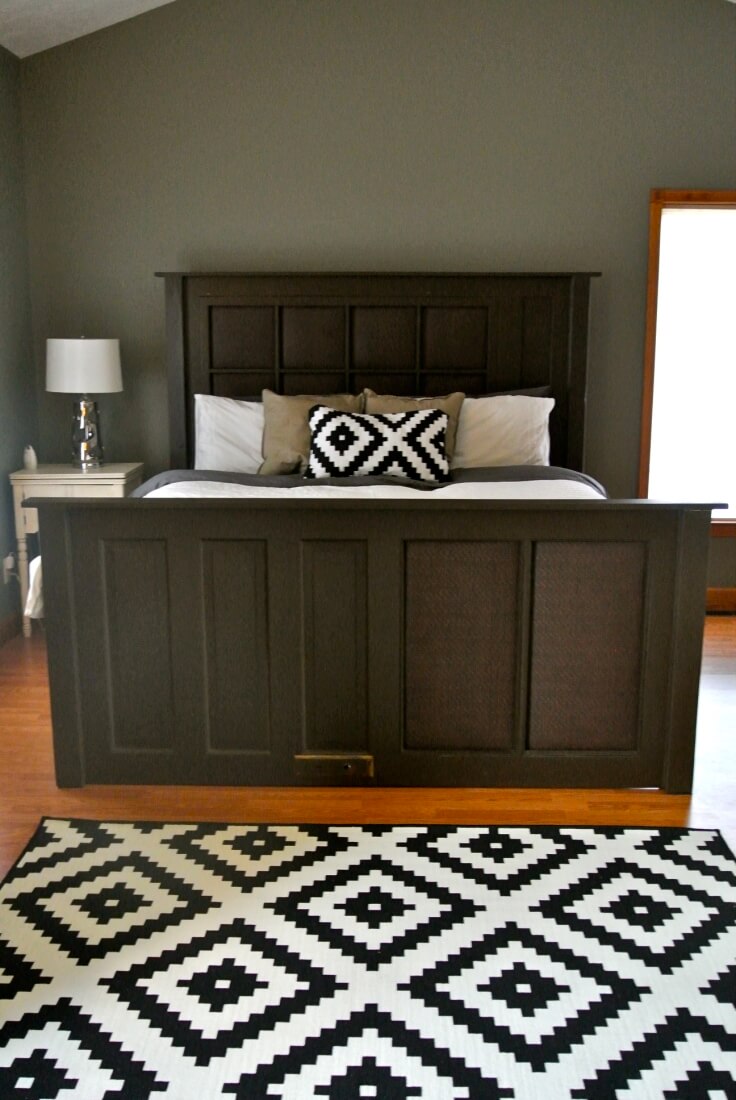 Bold Antique Door Bed Frame