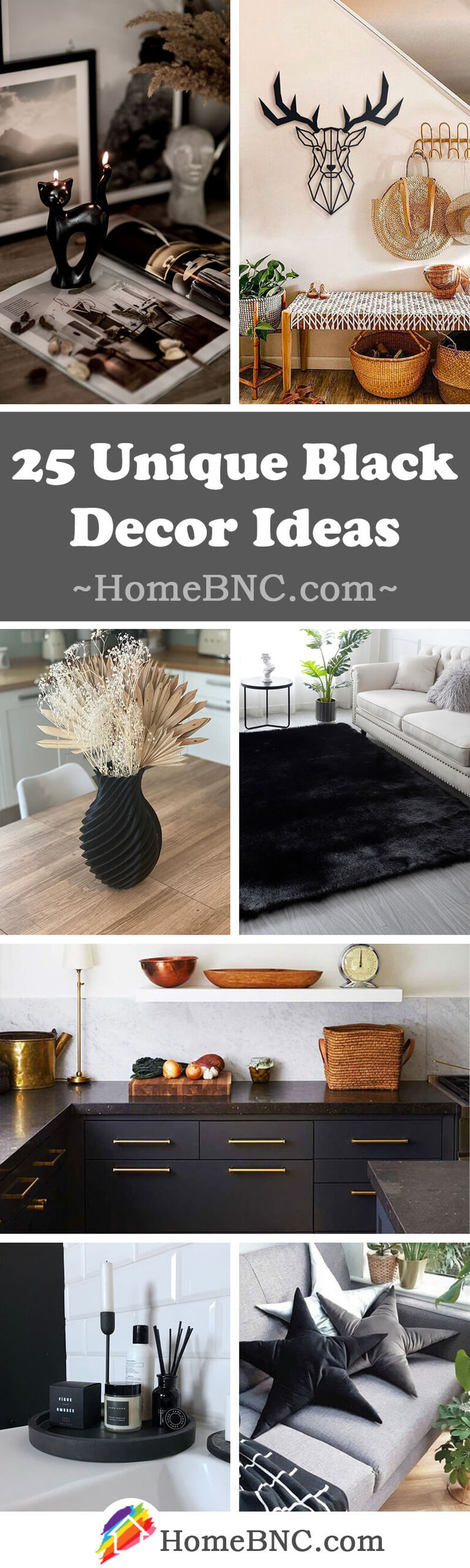 Unique Black Home Decor Ideas