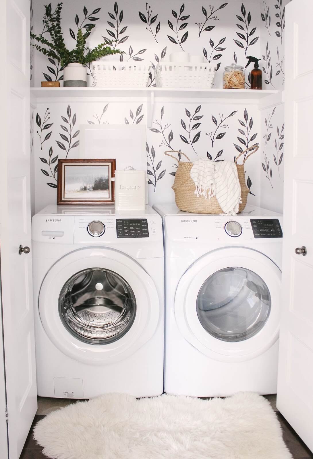 Plant Lady Vibes Cozy Laundry Closet