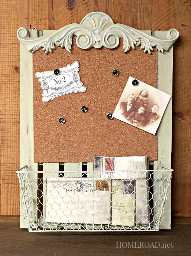 Elegant Cork Board Basket Design