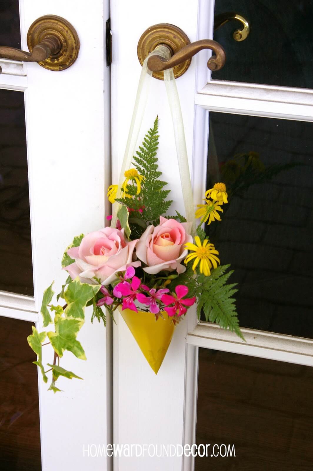 Paper Cone May Day Bouquet