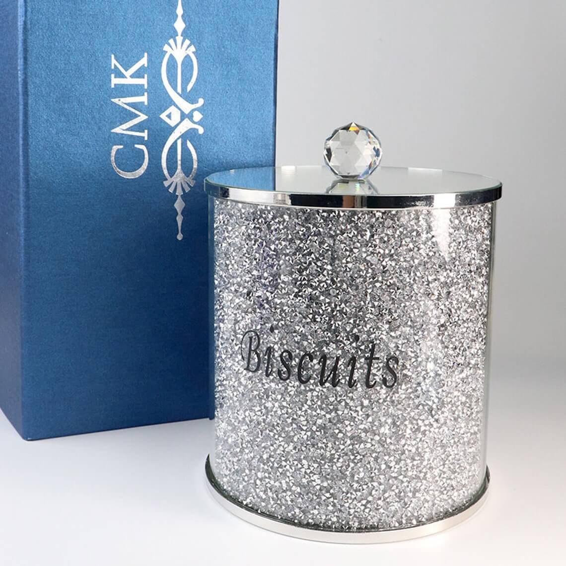 Crushed Diamond and Crystal Cookie Jar